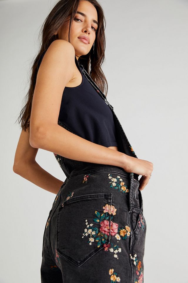 Driftwood Embroidered Shortalls #2