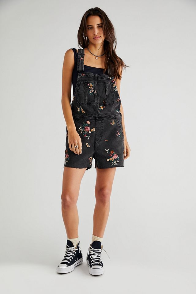 Driftwood Embroidered Shortalls #3