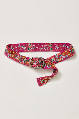 Dream In Color Belt by Jenny Krauss at Free People in Pink Sunset, Size: Medium