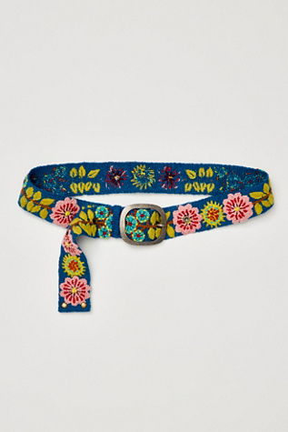 Dream In Color Belt by Jenny Krauss at Free People in Sunshine Daydream, Size: Medium