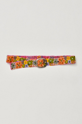Dream In Color Belt by Jenny Krauss at Free People in Wildflowers, Size: Large
