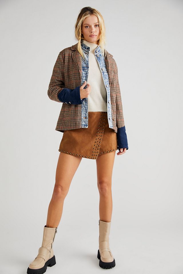Emmy Mini Studded Skort Free People