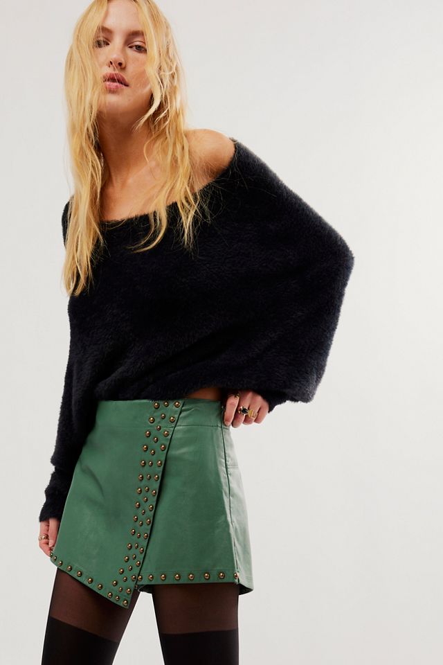 Emmy Mini Studded Skort Free People