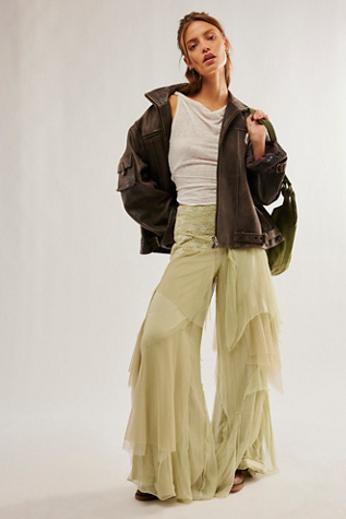 FP Movement by Free People, Pants & Jumpsuits, Nwot Free People Green  Good Karma High Waist Flare Pants