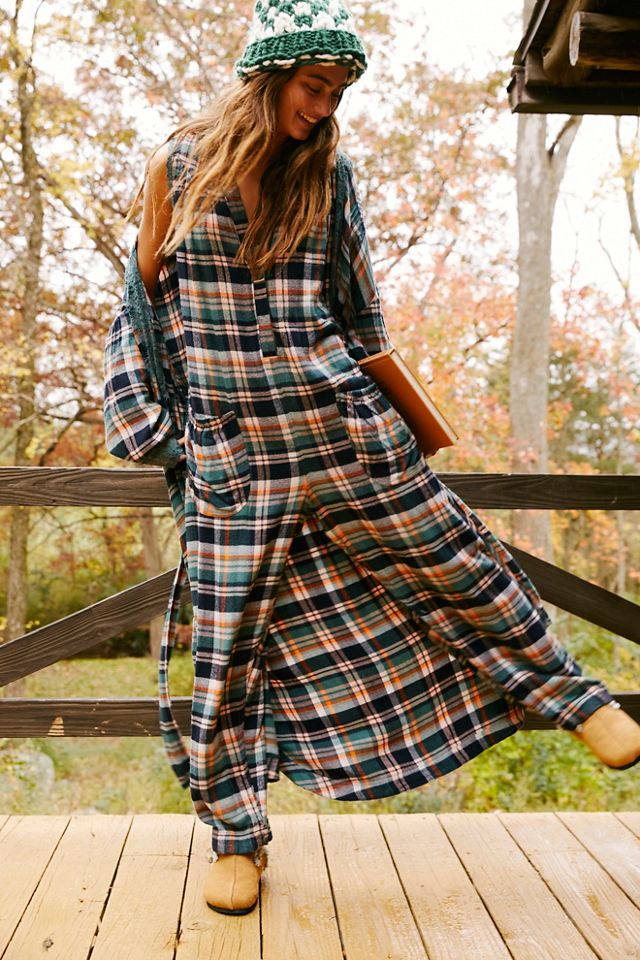 Wrapped In Flannel Robe #3