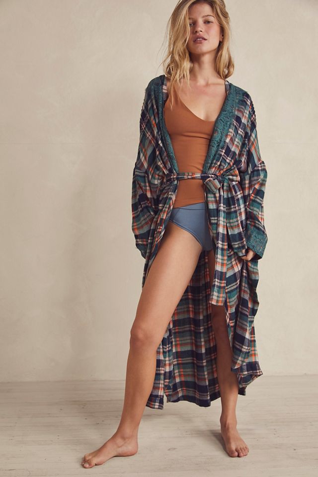 Wrapped In Flannel Robe #1