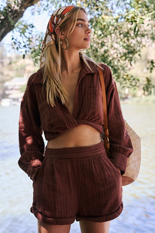 Stay Cool Co-Ord by free-est at Free People in Desert Topaz, Size: XS