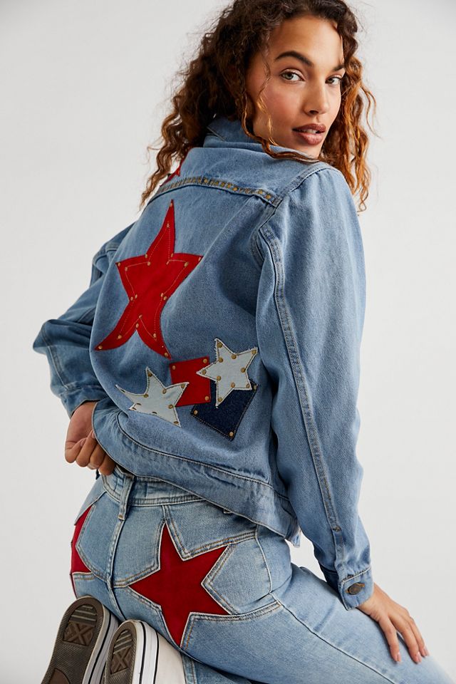 Star hotsell denim jacket