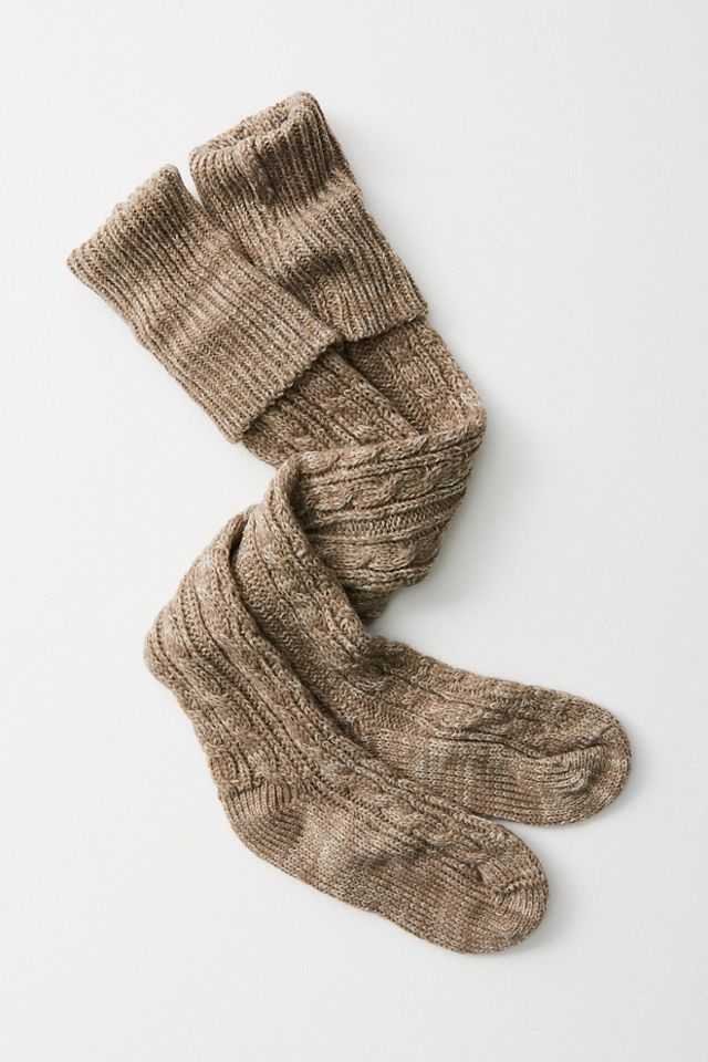 Alpine Cable Over-The-Knee Socks #2