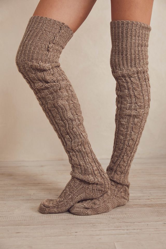 Free people over 2025 the knee socks