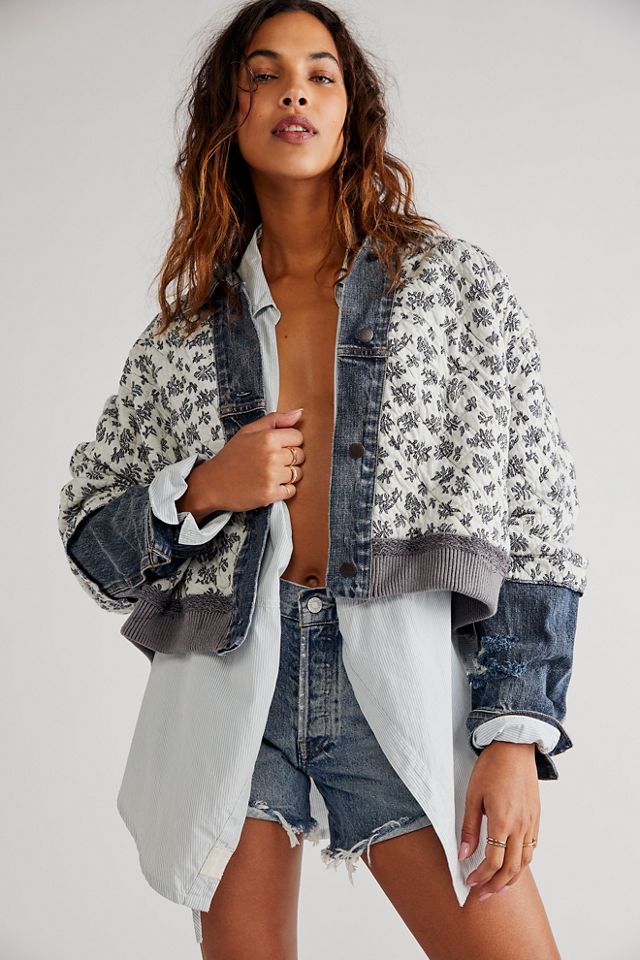 Free people denim jacket hotsell