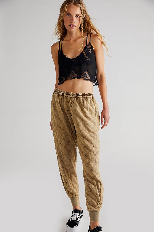 Free People Show Out Quilted Pants