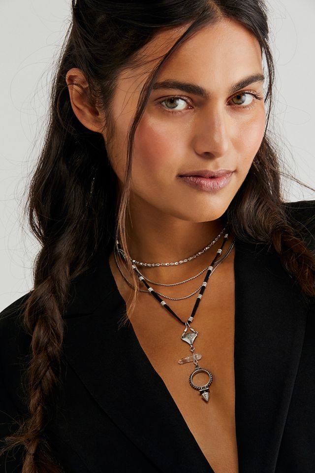 Free people sale layered necklace