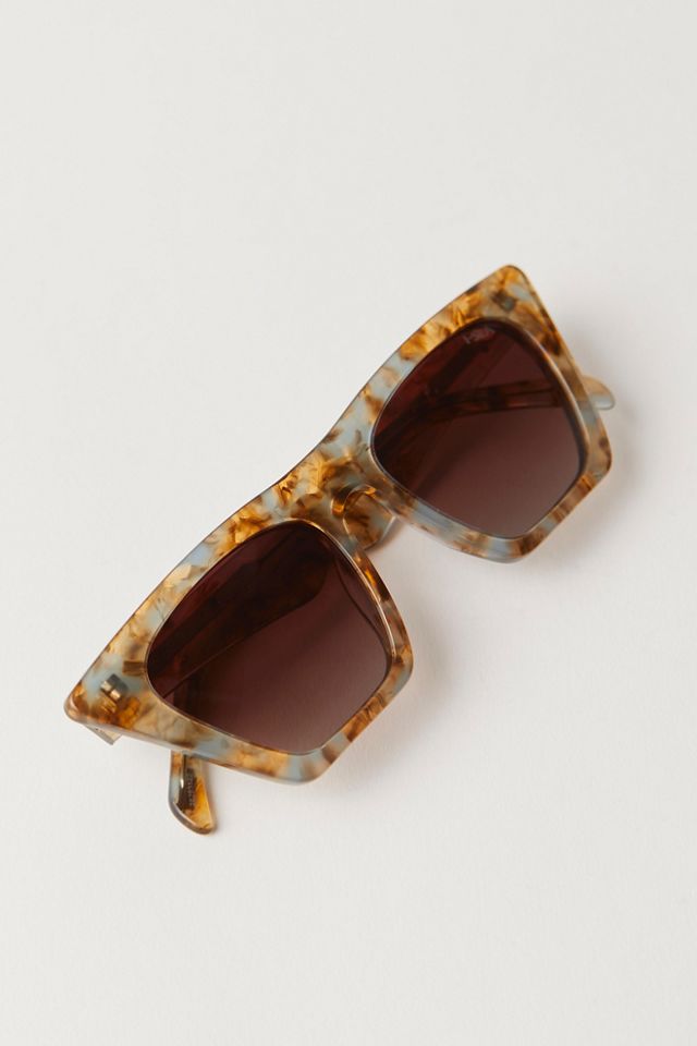 Lucy Polarized Oversized Cat Eye Sunglasses