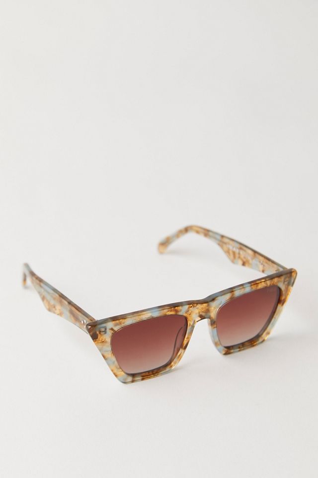 Lucy Polarized Oversized Cat Eye Sunglasses #1