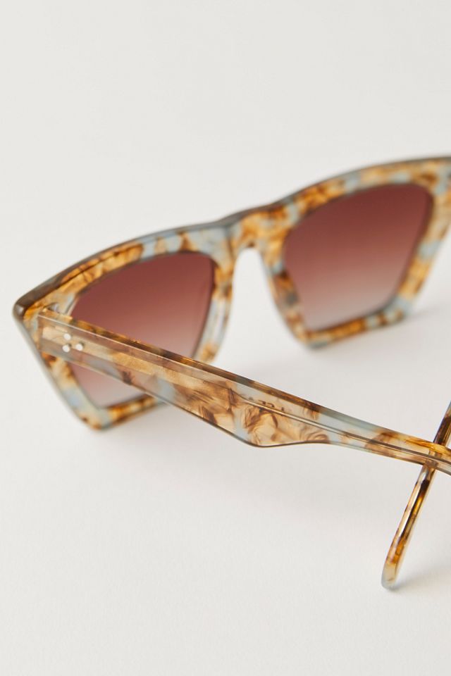 Lucy Polarized Oversized Cat Eye Sunglasses #2