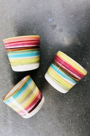 Karacotta Ceramics Striped Tumbler