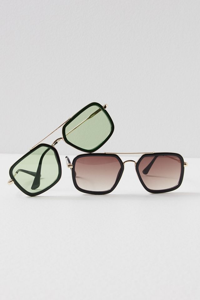 Luna Classic Aviator Sunglasses | Free People