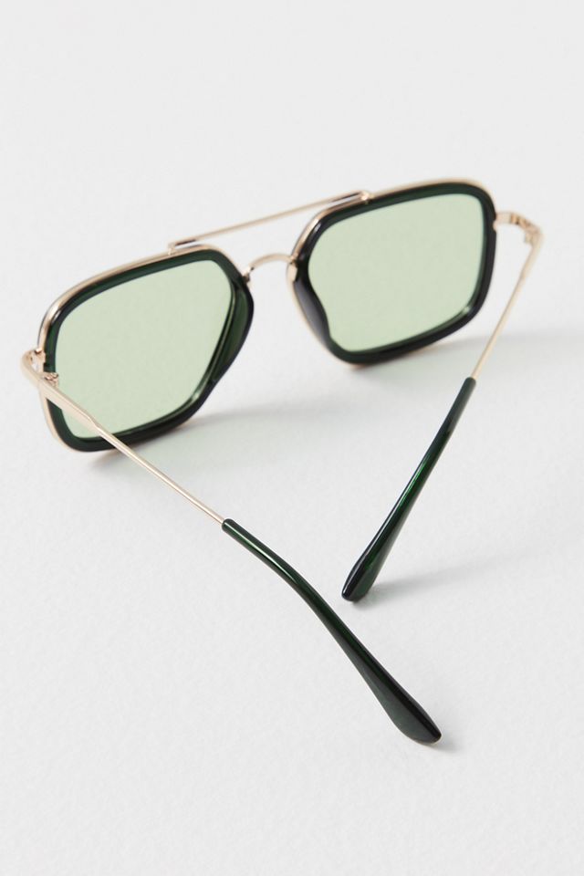 Luna Classic Tinted Aviator Sunglasses #3