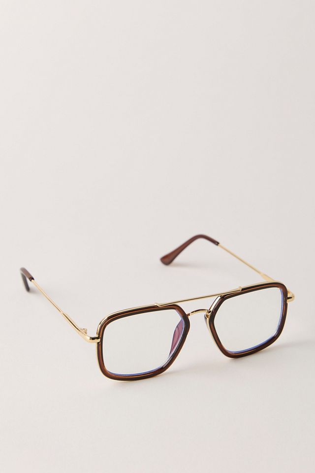 Luna Classic Tinted Aviator Sunglasses #1