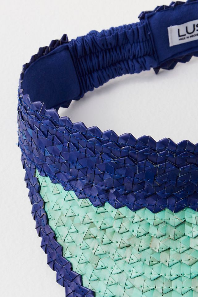 Banded Baha Straw Visor #2