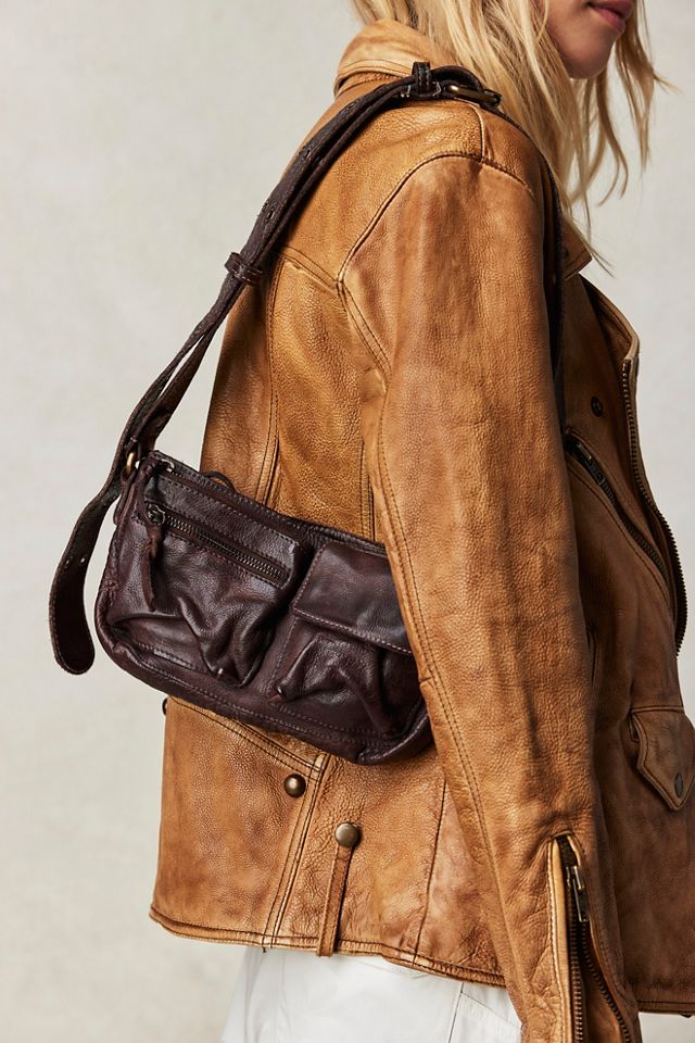 Free People: Wade Leather Sling - Black