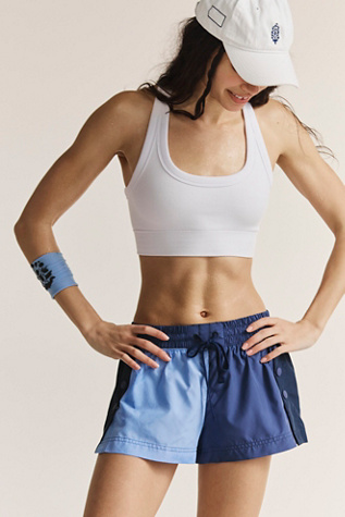Invigorate Colorblock Shorts by FP Movement at Free People, Blue Indigo Combo, M