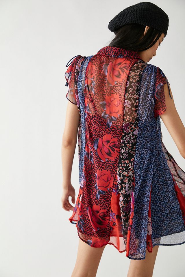 Toni Printed Mini Dress #1