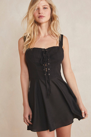 Not A Chance Corset Mini Slip | Free People UK