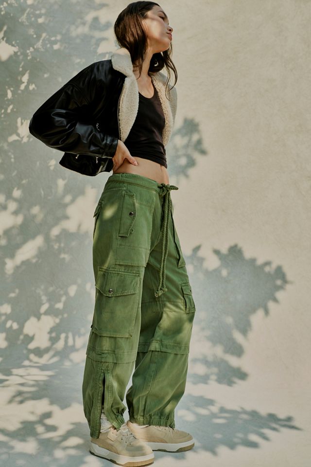 Tahiti Embroidered Cargo Pants