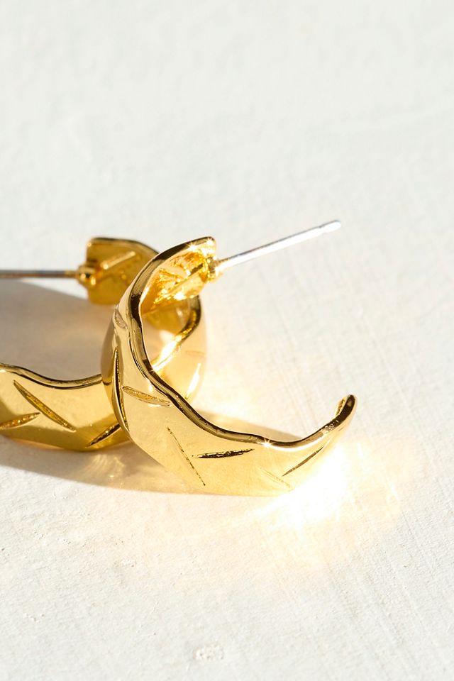 Gold Plated Shelby Hoops #1