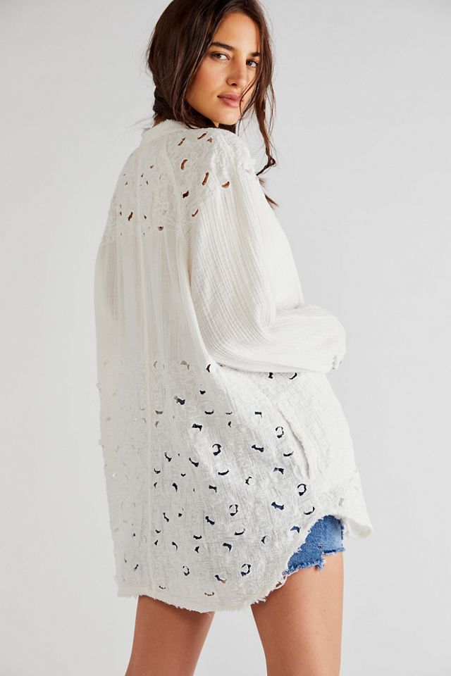 Summer Daydream Cutwork Top #1