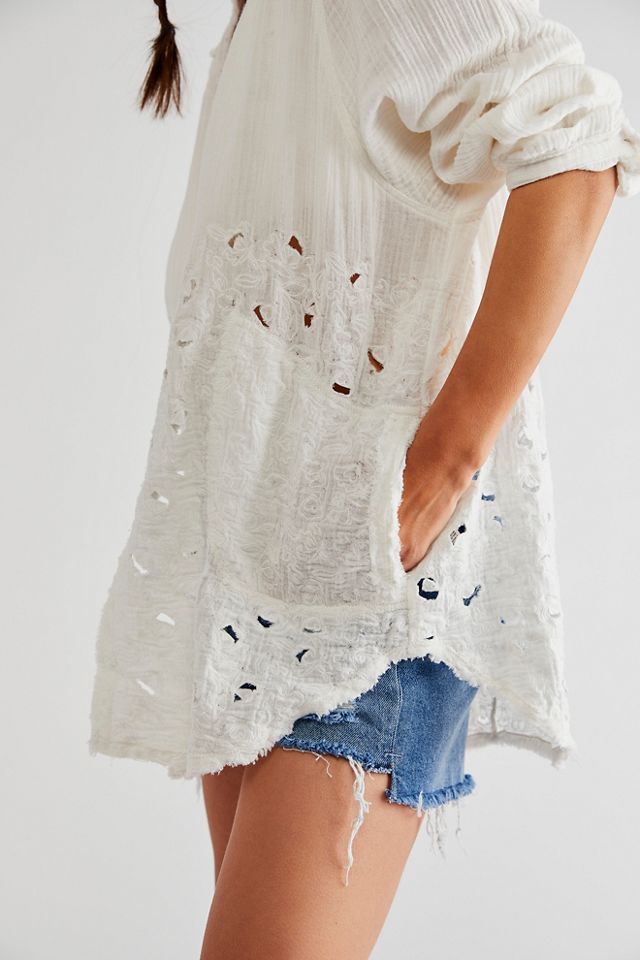 Summer Daydream Cutwork Top #2