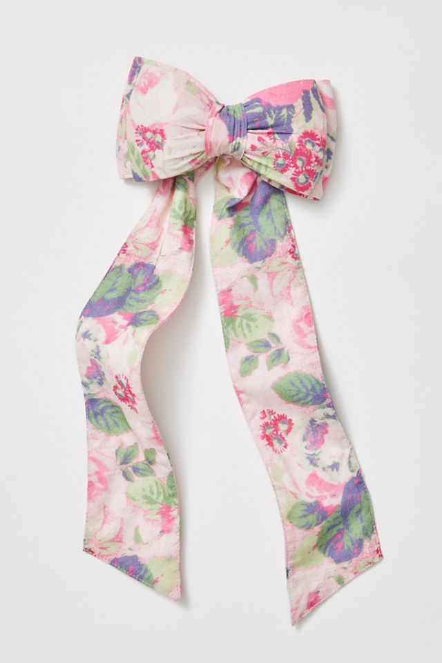 LoveShackFancy Lorna Bow Barette | Free People display picture 1