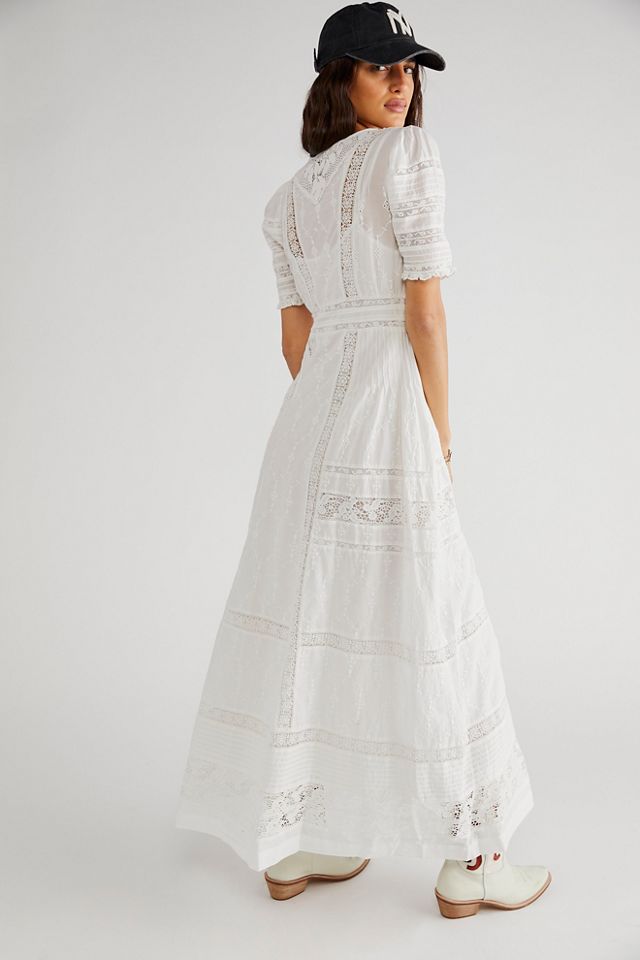 LoveShackFancy Kylen Victorian Maxi Dress #1