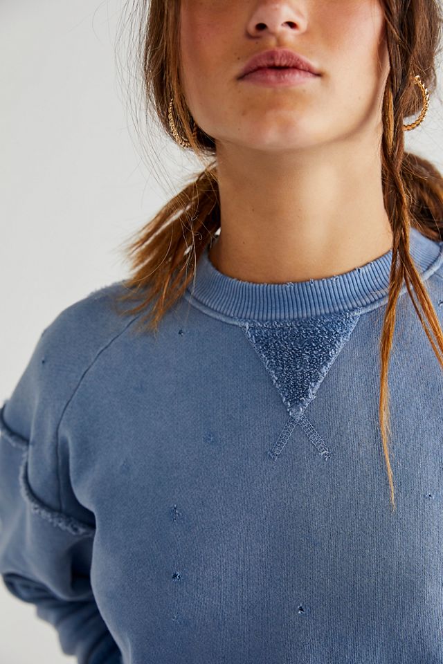 Big Sur Destroyed Wash Pullover #3