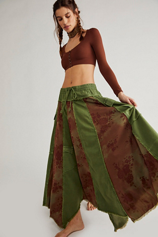 Free People Around The World Maxi Skirt. 1