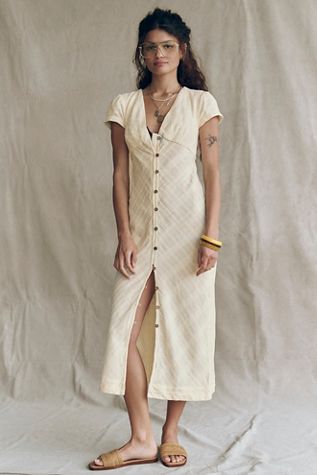 knee length dresses for ladies Free People Desert Dazed Midi Dress main image 1