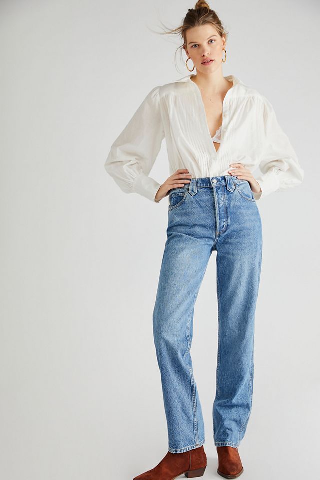 Straight Leg Jeans - Boyish