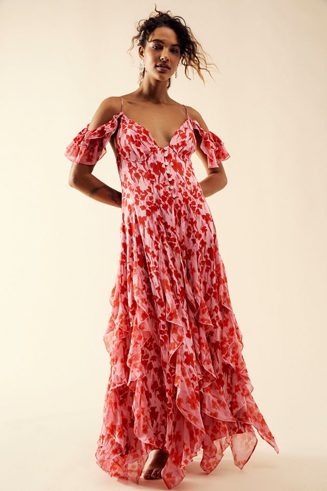 Endless Cascades Maxi Dress #1