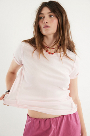 We The Free Wild Tee at Free People in Pink, Size: S