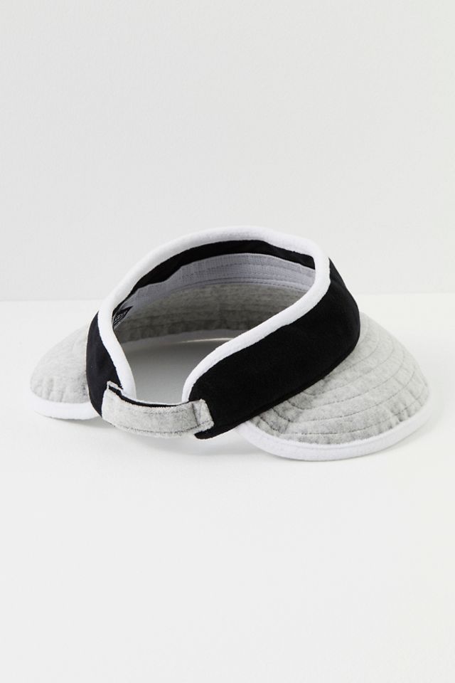 Kangol Beach Side Visor-Gray/Black Kangol beach side visor headwear- gray black – KITEKALLE main image 4
