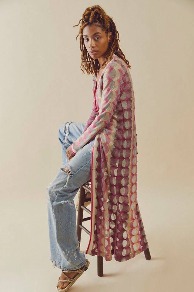 Anna Sui Wave Rider Cardigan Maxi Dress | Free People UK