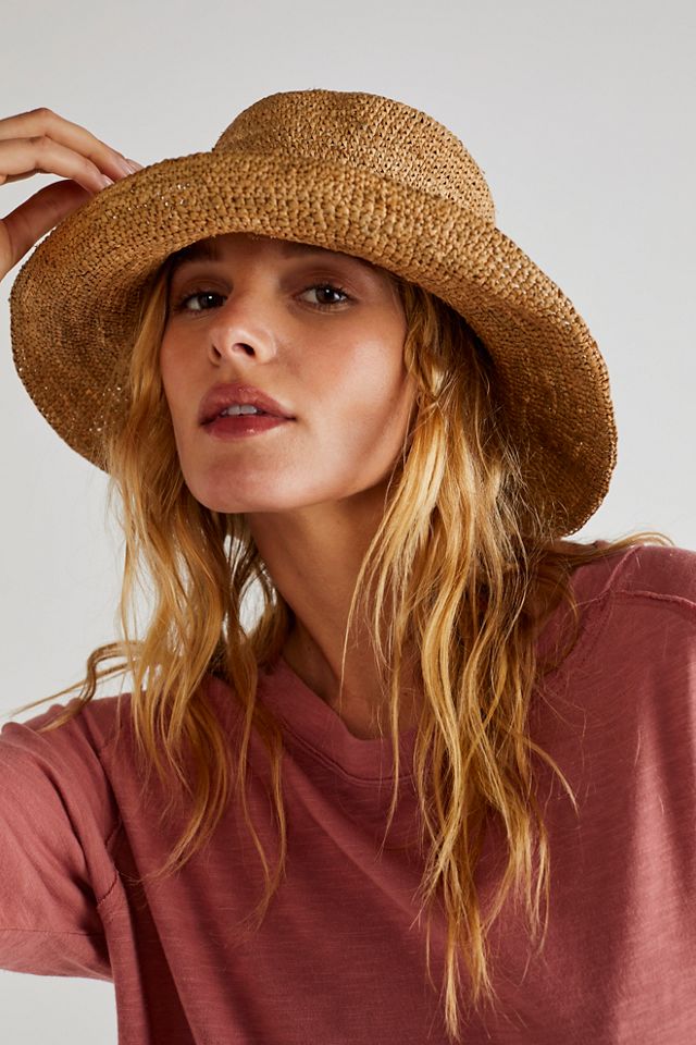 Sublime Straw Bucket Hat Free People