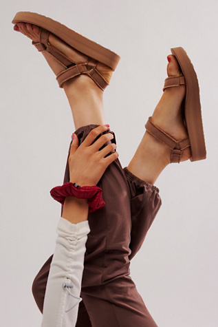 Midform Universal Canvas Sandals by Teva at Free People in Tan, Size: US 10