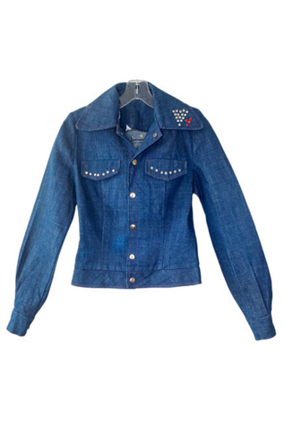 levis rhinestone denim jacket