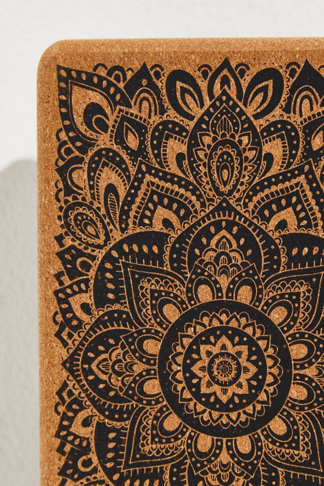 Yoga Design Lab Mandala Cork Yoga Block #1
