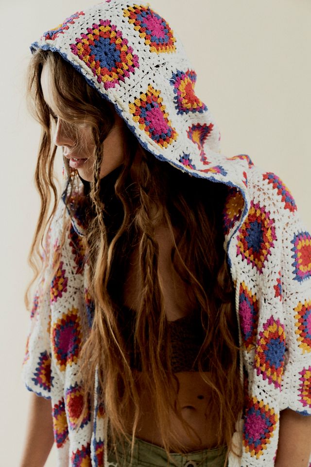 Primary Crochet Hooded Poncho