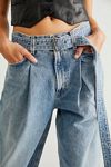 agolde belted baggy jeans