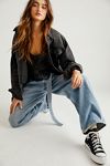 agolde belted baggy jeans